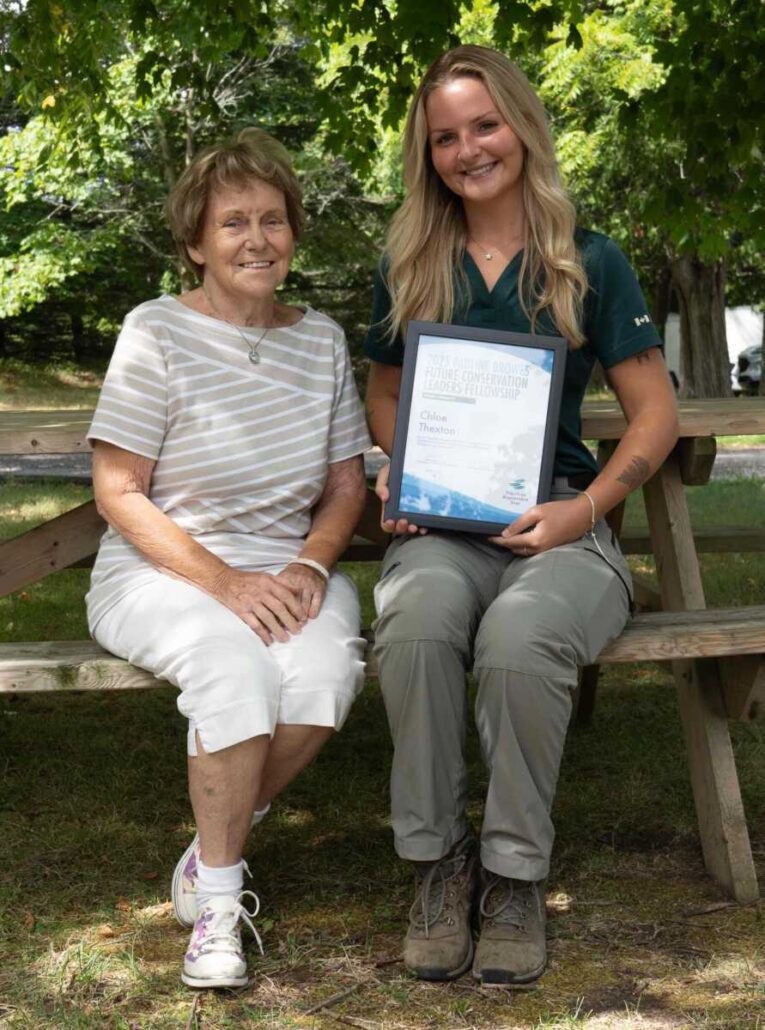 Pauline Browes with 2025 Recipient Chloe Thexton